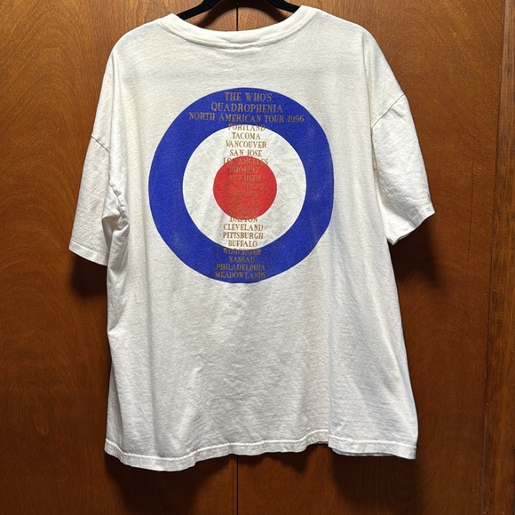 Vintage The Who Quadrophenia North American Tour 1996 t-shirt. Size XL. - Picture 2 of 5